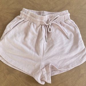 Pink sweatshorts
